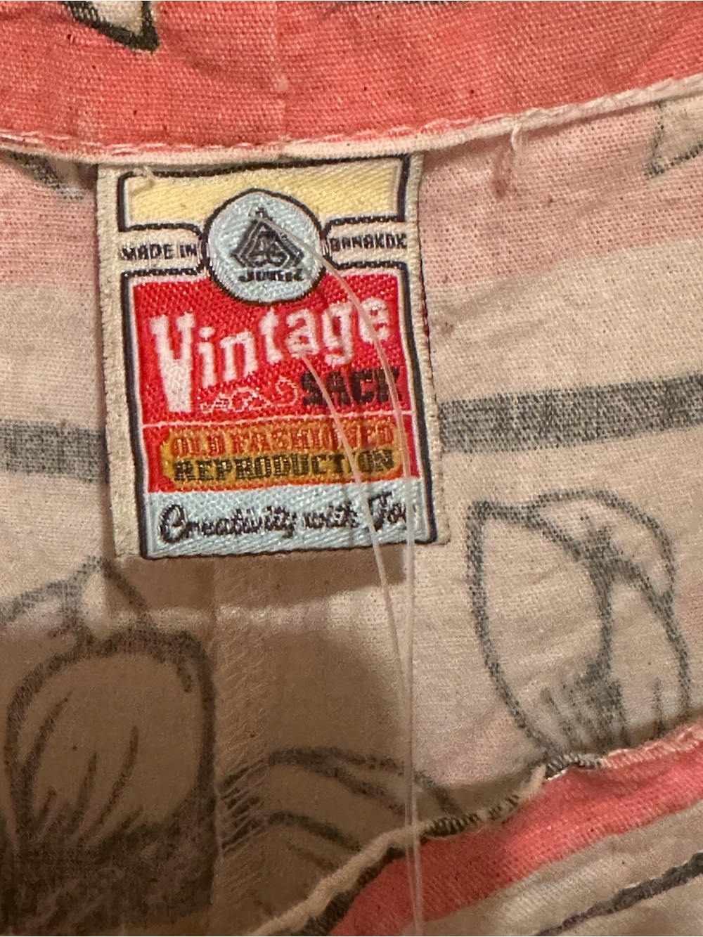 Flour Sack Jumper Large Overalls Horses Pink White - Picture 3 of 7